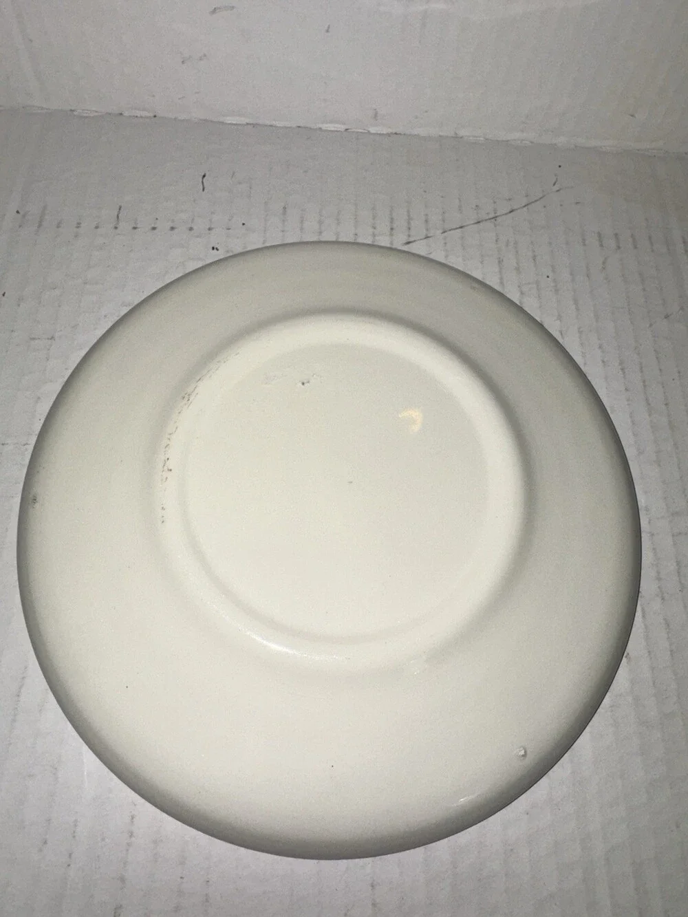 Vintage Mackinac Bridge Michigan Souvenir Plate 1950s Bridge Facts Green